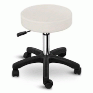 Physa - Physa Tabouret De Bureau À roulettes Travail Physa Aversa Beige (Vérin Gaz, Hauteur 45-58 cm, Max 150 Kg, Revêtement PVC, Beige) - beige 42