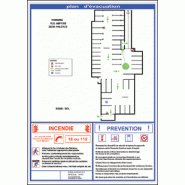 Plan d'évacuation pour parc de stationnement