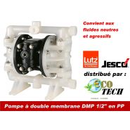 Pompe  double membrane dmp 1/2" en pp distributeur eco-tech normandie atlantique