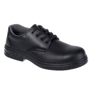 Portwest - Chaussures de sécurité basses S2 à lacets, noires, taille 48 - Matière synthétique, norme EN ISO 20345:2011 Portwest - Chaussures de sécurité basses S2 à lacets, noires, taille 48 - Matière synthétique, norme EN ISO 20345:2011