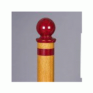 Potelet Bilboquet en Bois exotique et Acier - 8 cm de diamètre, 110 cm de hauteur Potelet Bilboquet en Bois exotique et Acier - 8 cm de diamètre, 110 cm de hauteur
