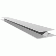 Profilé de raccord en h - freefoam plastics - pvc blanc - l. 4 m