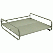 Structure pour fauteuil et pouf de salon de jardin modulable cactus - vert acier 114937