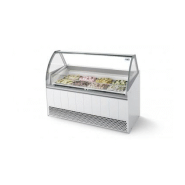 Vitrine à crèmes glacées froid ventilé pour chr, traiteurs, boulangeries, pâtisseries, marchands de glace et snacks - bermudaview isa