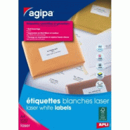 400 étiquettes blanches laser rapide, format 99,1 x 139 mm (100 feuilles A4 / cdt) - 3270241026429_0