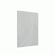 ALLboards Tableau Gris en Verre 50x50 cm - gris TS50x50GREY