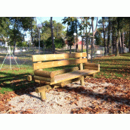 Banc bois RONDUS simple ou double