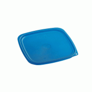 CAMBRO - SFC12FPPP-267/6  (Lot de 6) Couvercle pour récipient carré série « FRESHPRO » (11,4, 17,2 et 3,8 litres) - (Récipient non inclus) - Ble