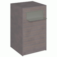 Comptoir Vertigo H T04 naturel solo L60cm 1 tabl.Couliss.2tabl.Amovibles- béton