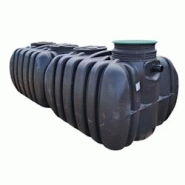 Cuve de stockage d'eau enterrée horizontale 8000l - NOIR - noir 0637962082425 Cuve de stockage d'eau enterrée horizontale 8000l - NOIR - noir 0637962082425