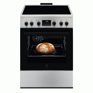 ELECTROLUX cuisinière vitrocéramique 58l 4 feux inox LKR664166X - argenté 7333394044798