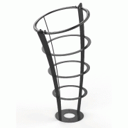 Corbeille Vigipirate sur pied 110L Gris Manganèse - ELICE - Référence 56315 et 56317 - Fabrication française, Matière recyclable_1