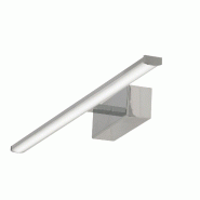 Fabas Luce Applique Murale Led Intégrée Nala 10 W 1200 Lm 3000 K Ip44, Structure En Métal Et Méthacrylate, Couleur Chromée, Design Moderne Et Él
