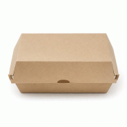 FHC evolupack FHC - 300Pcs - Boîte Kebab kraft taille S 235 x 137 mm - marron en carton FHC210KBAB2010K