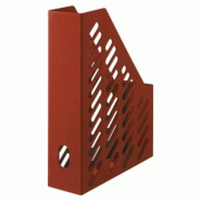 HAN Lot de 10 Porte-revues KLASSIK A4/C4, dos de 76, en PS, coloris rouge - 4012473160156