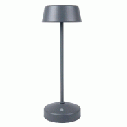 Lampe led sans fil métal avec variateur d'intensité Ø11x32 cm gris Lampe led sans fil métal avec variateur d'intensité Ø11x32 cm gris