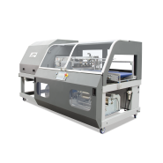 Machine d'emballage à scellage automatique en L FLO adaptée au conditionnement de différents types de produits, avec ou sans tunnel de rétraction