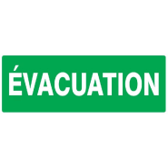 Panneaux rigides 200x52 mm secours évacuation - PNGPSC-TL03/EVCT_0