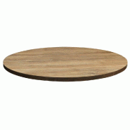 Plateau rond de table d'intérieur Tavola Ø110cm stratifié Rovère Slavona