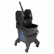 Seau essoreur haut 20 litres marquage bleu - 370 x 550 x 930 mm - JANTEX - 5050984775482