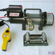 Treuil forestier électrique 12V – KDJ-5000L – Crossfer – 2268kg de traction