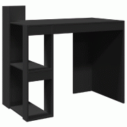 VidaXL Bureau noir 103,5x56,5x94 cm bois d'ingénierie Modèle Orion Master Modern - 847976