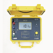 CHAUVIN ARNOUX - Ohmmètre de terre 3P/4P - résistivité et couplage de terre (calcul manuel) - CA 6462 version GB - alimentation par accumulateur rechargeable intégré
