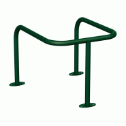 Etrier de protection diam. 35 mm - Sur platines, Acier galvanisé peint