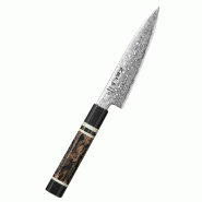 Hezhen - Couteau à légumes en acier poudre damas ZDP-189 du Japon - Série X09 - multicolore X09-WY