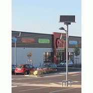 Lampadaire urbain solaire arl-al002 / led / 40 w / 4800 lm / en acier galvanisé thermolaqué / 5.5 m Lampadaire urbain solaire arl-al002 / led / 40 w / 4800 lm / en acier galvanisé thermolaqué / 5.5 m
