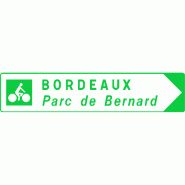 Panneau de position indication de destination distance Dv21b - cyclistes - gamme Innov - WP Signalisation Panneau de position indication de destination distance Dv21b - cyclistes - gamme Innov - WP Signalisation