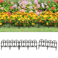 Vidaxl bordures de pelouse 17 pcs noir 10 m pp 318293 Vidaxl bordures de pelouse 17 pcs noir 10 m pp 318293