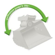 Attache rapide pour godet - TILT MOTOR