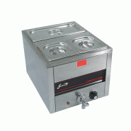 Bain-marie compact avec vidange - gamme tradition - 18 l alimentati... - P15162