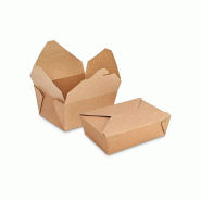 Boîte en carton kraft 15,2x12x6,3cm 1350ml 50un - 6621223