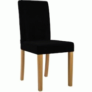 CLP Chaise de salle à manger Ina velours côtelé Noir /Antique clair - noir textile 326063 CLP Chaise de salle à manger Ina velours côtelé Noir /Antique clair - noir textile 326063