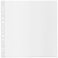 Esselte Boîte de 50 pochettes perforées A4 en polypro recyclé 100µ - transparent plastique polypropylène 627501