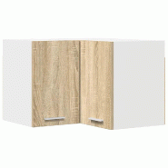 Helloshop26 - Armoire suspendue moderne espace de rangement 57 x 57 x 40 cm en bois d'ingénierie blanc 02_0053235 - blanc Bois massif 3000237838893