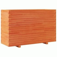 Helloshop26 - Jardinière bac lit surélevé plantes fleurs terrasse jardin cire 110 x 40 x 72 cm bois de pin massif marron 02_0038436 - 3000217670710 Helloshop26 - Jardinière bac lit surélevé plantes fleurs terrasse jardin cire 110 x 40 x 72 cm bois de pin massif marron 02_0038436 - 3000217670710