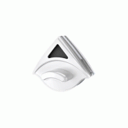 Joybos - Nettoyeur magnétique de vitres double face 8–15 mm - blanc plastique polypropylène JOB202