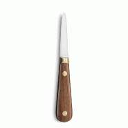 Lancette à huîtres 7 cm inox manche bois Déglon - par 1