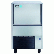 Machine à glaçons à palettes professionnelle à eau 51kg/24h glaçon ... - PQ50E