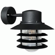 Nordlux Applique murale VEJERS Down Métal Noir, H.23 - IP54 - E27 / Extérieur - noir 5701581210677