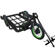 Remorque électrique pour vélo towbe miami : la solution idéale pour transporter jusqu'à 300kg de charges utiles en toute sécurité