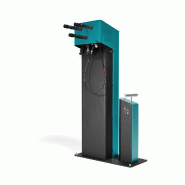 Station de réparation cycles LEVELO - Bleu turquoise - RAL 5018 Station de réparation cycles LEVELO - Bleu turquoise - RAL 5018