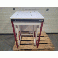 Table de pesée anti vibration pour balance 60x60cm ht 90cm KIT-LAB