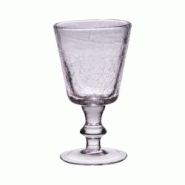Verre à pied Lussan craquelé 17 cl transparent x6 - Rond Verre Table Passion 8.3x8.3 cm - transparent verre 3106233020956 Verre à pied Lussan craquelé 17 cl transparent x6 - Rond Verre Table Passion 8.3x8.3 cm - transparent verre 3106233020956