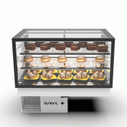 Vitrine réfrigérée INTEGRA Drop-In - 3 niveaux - 1000 mm - H515 mm | Sayl Barcelona