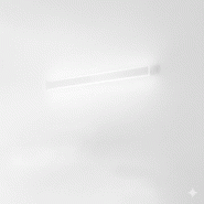 Applique murale LED 24 W en aluminium blanc, 1920 lm, avec sélecteur de température de couleur intégré et diffuseur satiné - Perenz - blanc 6994 B CT
