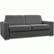 CANAPÉ CONVERTIBLE EXPRESS PREMIUM 160 CM SOMMIER LATTES RENATONISI MATELAS BULTEX TWEED GRIS GRAPHITE CANAPÉ CONVERTIBLE EXPRESS PREMIUM 160 CM SOMMIER LATTES RENATONISI MATELAS BULTEX TWEED GRIS GRAPHITE